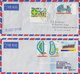 Postal History: Tuvalu 5 Covers With Definitive Stamps - Tuvalu