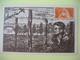 Carte Maximum 1945 Belgique - Liberté -  L'Aube De La Délivrance - La Marche Noir Retardé Cachet Liège 1947 - 1934-1951