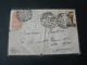 1936 BEAUTIFUL LETTER GO FROM LERO IN EGEO TO MESSINA WITH 2 POSTAGESTAMPS OF HIGH VALUE / ALTO VALORE - Aegean