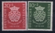 Bundespost: Mi 121 - 122 Postfrisch/neuf Sans Charniere /MNH/**   1950 20 Pf Signiert - Nuovi