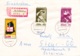 1967, DDR, "agra - Markkleeberg 1967" + "Vermisste Gemälde", 2 Werte, REC, Echt Gelaufen - Private Covers - Used