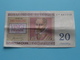 VINGT Francs TWINTIG Frank : C03 887518 ( Thesaurie / Trésorerie - Philippus De Monte ) 01-07-50 > Belgique/België ! - 20 Francs