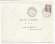 N°1263 LETTRE C. HEX MONT ST MARTIN ACIERIES 5.3.1963 Mthe ET Melle GERANCE - Manual Postmarks