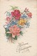 Anniversaire : Heureux Anniversaire : Fleurs Avec Paillettes - Roses Et Lilas ( Illustrateur à Définir ) - Geburtstag