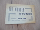 Musique Carte De Visite CDV Orchestre The Wonder Stones John Cane Imprésario Nîmes Gard - Autres & Non Classés