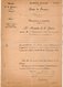 VP14.882 - MILITARIA - PARIS X PAU 1901 - Lettre Du Ministère De La Guerre Relative Au Soldat FROUSSARD Médecin à PARIS - Documents