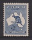 Australia 1915 Kangaroo 2 1/2 D Indigo 2nd Watermark MH - - Ongebruikt