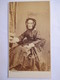 Photographie Ancienne CDV Albumen - Second Empire - Femme Agée Assise  - Photo J. Arnaude, Marseille TBE - Personalità