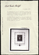 MNH ) LIECHTENSTEIN 1934 | Foglietto "Esposizione Filatelica Di Vaduz". 5 Franchi Bruno Rosso |  | Cert. G. Bol - Andere & Zonder Classificatie