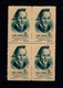 Chine - MNG As Issued - 1955 : YV 1052 To 1055 ( Mi 278A To 281A ) In Blocks Of 4 - Scientists Complete Set - Unused Stamps