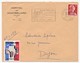 FRANCE - Enveloppe Affr 25F Muller Avec Vignette "L'Hopital Problème National" - Hopital De Montbéliard (Doubs) 1959 - Lettere