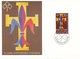 Liechtenstein 1981 Scouts And Guides/ Year Of The Disabled/St Theodul Set Of 3 Maximum Cards And Original Envelope - Maximum Cards