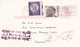 United States Perfin VPI Stamps On 4c Lincoln Postal Stationary Postcard Returned For Proper Air Rate - 1901-20
