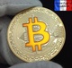 1 Pièce Plaquée OR ( GOLD Plated Coin ) - Bitcoin BTC ( Jaune ) - Other & Unclassified