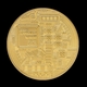 1 Pièce Plaquée OR ( GOLD Plated Coin ) - Bitcoin BTC ( Jaune ) - Other & Unclassified