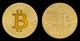 1 Pièce Plaquée OR ( GOLD Plated Coin ) - Bitcoin BTC ( Jaune ) - Other & Unclassified