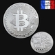 1 Pièce Plaquée ARGENT ( SILVER Plated Coin ) - Bitcoin BTC - Other & Unclassified