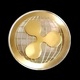 1 Pièce Plaquée OR Et ARGENT ( GOLD And SILVER Plated Coin ) - Ripple XRP - Other & Unclassified
