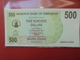 ZIMBABWE 500$ 2006 (BEARER CHEQUE) PEU CIRCULER/NEUF - Zimbabwe