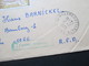 Frankreich 1973 Einschreiben / R-Brief R-Zettel Gestempelt Villers - Cotterets Mit Zollaufkleber Douane Nach Bamberg - Storia Postale