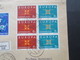 Luxemburg 1963 / 64 Einschreiben / Express Rumelange No 713 Recommande Europa Marken MiF Viele Stempel - Covers & Documents