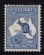 Australia 1913 Kangaroo 2 1/2 D Indigo 1st Watermark MH - Listed Variety - Mint Stamps