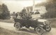 CPA Carte Photo Une Grande Voiture De Tourisme Autocar Bus Sur La Route De La Basilique De LOURDES - Bus & Autocars