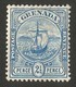 Grenada.  1906 Coat Of Arms. 2 1/2. SG 80. MH - Grenada (...-1974)