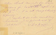 060/29 - Entier Postal Lion Couché Ambulant OUEST 2 En 1889 Vers FALISOLLE TAMINES - Griffe De Gare Encadrée MENIN - Ambulants