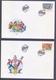 CZECH REPUBLIC 2019 FDC - 50 Years Of The Ctyrlistek Comic, Complete Set On 2 First Day Covers - FDC
