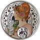 Niue, Mucha Zodiac GEMINI 2011 Silver 925 Sterling Box CoA - Zodiaco Segno Zodiacale GEMELLI Argento 925 - Niue