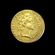 COPIE - Pièce Plaquée OR Sous Capsule ! ( GOLD Plated Coin ) - Rome - Aureus Tibère 14 - 37 AD - Les Julio-Claudiens (-27 à 69)