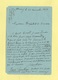 Franchise Poste Et Telegraphe (manuscrit) Decret Du 6 Septembre 1914 - Courrier D Un Facteur De Nancy - 23 Nov 1914 - 1877-1920: Periodo Semi Moderno