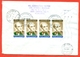 Romania 1999. Fauna & Flora. The Envelope Passed Mail. - Covers & Documents