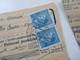 Delcampe - Böhmen Und Mähren Paketkarten / Postanweisung Abschnitte 147 Stück! Schöne Frankaturen! Randstücke! Fundgrube! Perfins - Colecciones