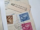 Delcampe - Böhmen Und Mähren Paketkarten / Postanweisung Abschnitte 147 Stück! Schöne Frankaturen! Randstücke! Fundgrube! Perfins - Colecciones