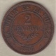 Bolivie. 2 Centavos 1883. Cuivre. KM# 168 - Bolivië