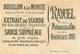 - Chromos -ref-ch723- Bouillon A La Minute Raycel - Bordeaux 1895 - En Famille - Tandem Rallongé - Velo - Dorures - - Other & Unclassified