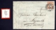 LETTRE ALSACE-LORRAINE OCCUPATION- STRASBOURG POUR LAZARETH- TIMBRE SEUL 1/2 G N° 15- FER A CHEVAL TYPE 9- 1874- 3 SCANS - Lettres & Documents