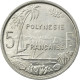 Monnaie, French Polynesia, 5 Francs, 1965, SUP, Aluminium, KM:4 - Polynésie Française