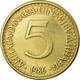 Monnaie, Yougoslavie, 5 Dinara, 1986, TTB, Nickel-brass, KM:88 - Yugoslavia