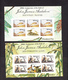 BHUTAN Imperforated Stamps Sheetlets 1985 Audubon Birds Oiseaux Scott 506 - 513, 8 Values MNH IMPERF Bhoutan - Bhutan