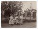 1910s TENNIS, GROUP OF  PEOPLE, LADIES AND OFFICERS, OLD PHOTO, SNAPSHOT - Anonymous Persons