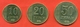 Tajikistan 2011. Tree Coins - 10, 20 & 50 Diram. XF. - Tajikistan