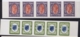 Finland Ingrie Pohjois Non Perforated  In Strips Of 5 Not Used (*) SG Possible Proofs - Nuovi