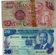 2 Billets 1 Du Ghana 10 Cedis 1978 Et 1 Du Kenya 20 Shillings Du 01-01-1982 - - Ghana