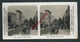 France. Paris. Photo Stéréoscopique. Boulevard Et Porte St. Denis.  Publicité Café, Van Zuylen, Tabacs, Cigares. - Stereoscopic