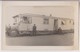 CARTE PHOTO D'UNE VILLA ROULANTE SIBILLE ? - DIEPPE 1927 ? - CAMPING CAR - CARAVANE - VILLA & MAISON ROULANTE - 2 SCANS - A Identifier