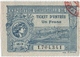 PARIS. TICKET D'ENTREE UN FRANC. EXPOSITION UNIVERSELLE De 1900. - Eintrittskarten