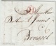 Lettre De AMSTERDAM Du 11 Maart 1776 à BRUSSEL + Port "6" + Marque "H" En Rouge - 1714-1794 (Pays-Bas Autrichiens)